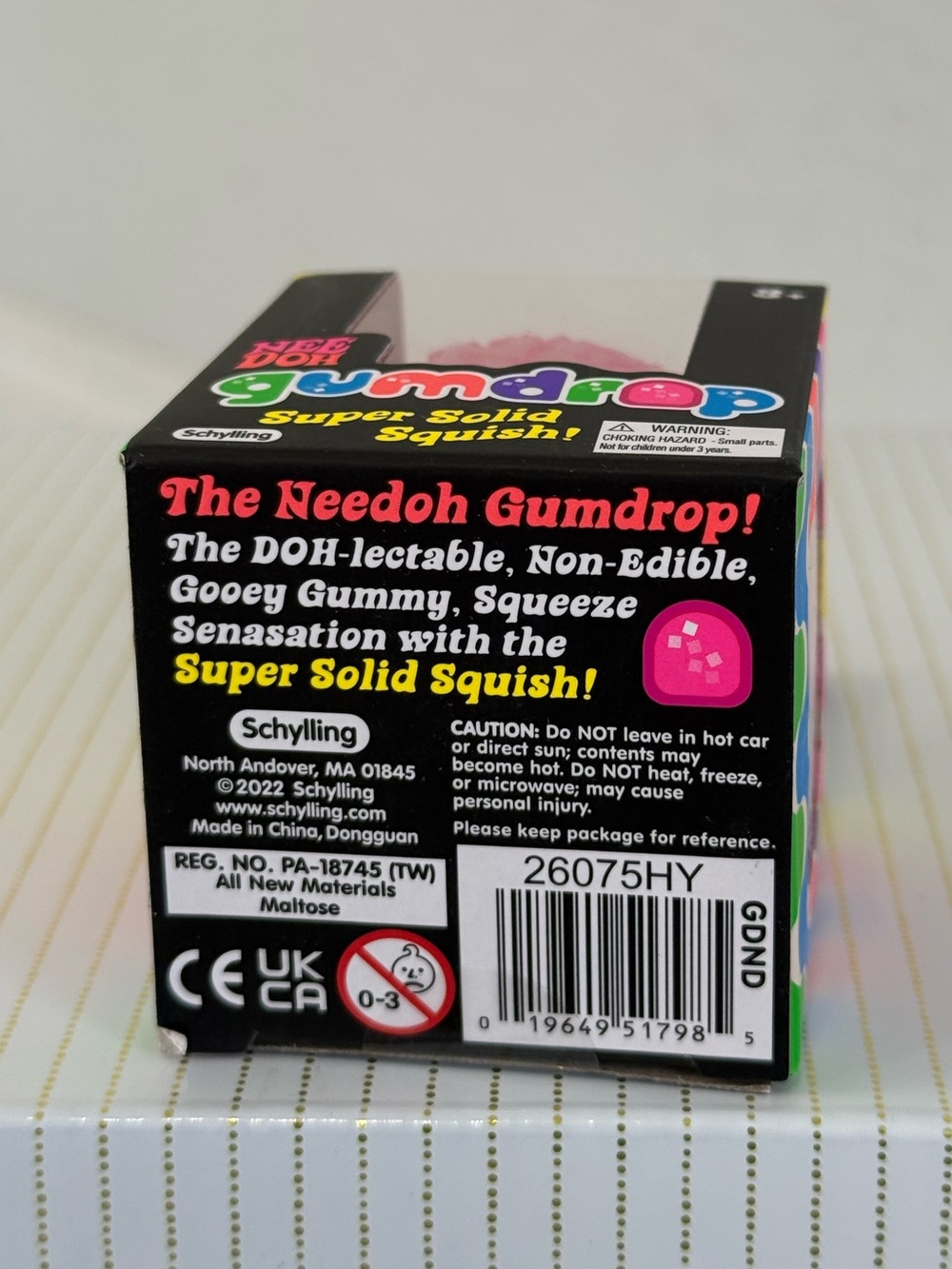 NeeDoh PURPLE GUMDROP Super Solid Squish - BRAND NEW & AUTHENTIC✨ Schylling rare - Picture 4 of 4